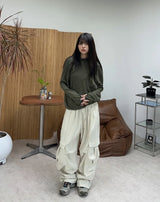 Peir Button Striped Hoodie