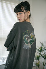 26SS★ Dolphin Hearts Pigment Short Sleeve Tee
