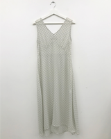 YWD チェックシフォンドレス (2color)