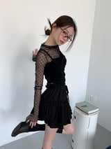 DOT SEE-THROUGH T-SHIRTS