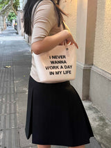 No Work Tote Bag