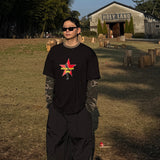 Camo Star Layered Long Sleeve T-Shirt (3color)