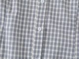 Rovin Check Frill Blouse