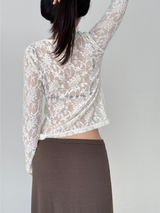 fleur lace top (2color)