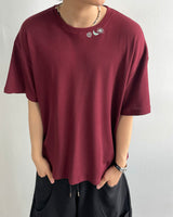 ウェザークロップワッフルショートスリーブTシャツ