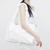 Arina Shirring Ribbon Shoulder Bag