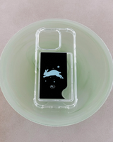 Jump Rabbit Card Jelly Case (Black)
