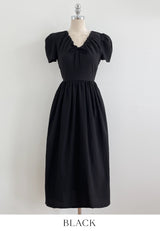 Cossel Ribbon String Flared Long One Piece
