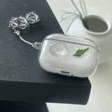 [made]Leaf&water drop resin airpod case