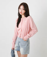 LOGO STITCH ROUND CARDIGAN [4color]