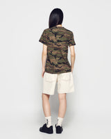 26FW ウーマンローリング ストーンズカモブルーショートスリーブ Tシャツ