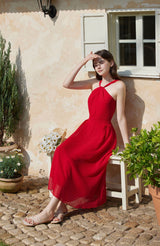 Charlotte Dress Red
