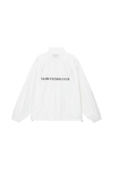 HORIZON RING NYLON JACKET [WHITE / BLACK]