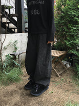 Tiger Leopard Denim Pants 2C