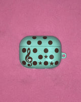 [made] Dot treble clef AirPods case (glossy hard)