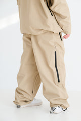 MOUNTAIN 3L SEAM SEALING WIDE VENTILATION PANTS BEIGE