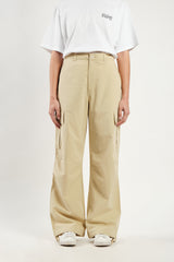 STRING CARGO PANTS [CREAM YELLOW]