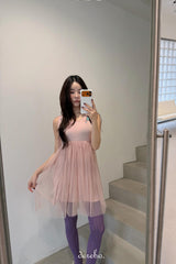 Ballerina chiffon layered dress