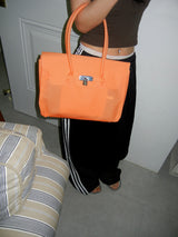 Jelly Clear Birkin Tote Shoulder Bag