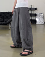 Beo Curved Linen Balloon Pants