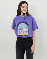 【MADE】サンシャインゴーストプリントTシャツ [PURPLE]