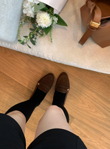 Love In 1006 Gold Ball Formal Loafers 