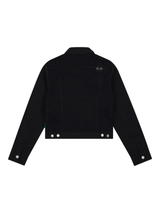 1/2 ウェブトラッカーデニムジャケット (BLACK)