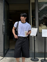 ツーヘリンボーンバミューダパンツ