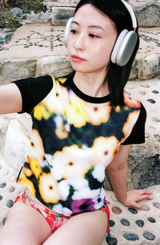 [4080XWEBHOUSE] Flower Tint Angel Tee