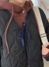 Itol Cable Hood Knit Cardigan