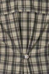 Autumn check shirt_beige