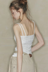 CORSET PANEL TOP white