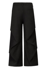 Wrinkled Loose Dress Pants