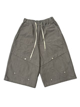 Sand Western Rivet Bermuda Pants 4C