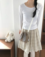 Bunny bag - Beige stripe