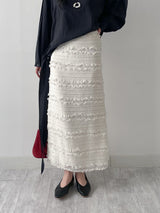 Bao Lace H-line Long Skirt