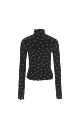 スマイルタートルネック black