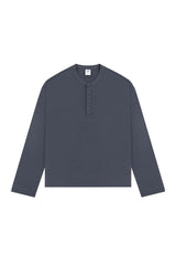 ボクシーヘンリー長袖Tシャツ