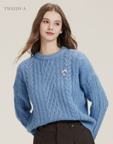 Willie Twisted Pullover Knit Top 4 Colors
