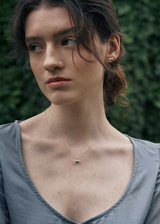 [925 silver] Un.silver.10 / full heart necklace (10mm)(silver)