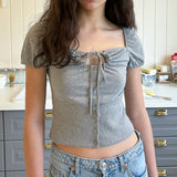 Round Hole T-shirt (grey)