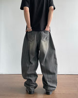 Haku Stripe Denim Pants