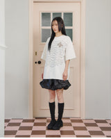Updraft オーバーサイズアートワークTシャツ [ホワイト]