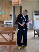 ツーエルブカラーVネック半袖Tシャツ 4C