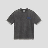 PARAGRAPH EMBROIDERED SCRIPT T SHIRT