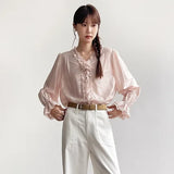 Romantic Rose Pleated Blouse – Perfect for Wedding Guest Outfits