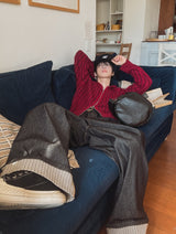 ジェディーアジャストロールアップデニムパンツ