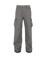 LAYERED CARGO PANTS (GRAY)