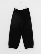 [unisex] Sawa Summer Modal Wide Banding Jogger Pants