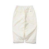 LOGO COTTON SUPER WIDE PANTS - WHITE